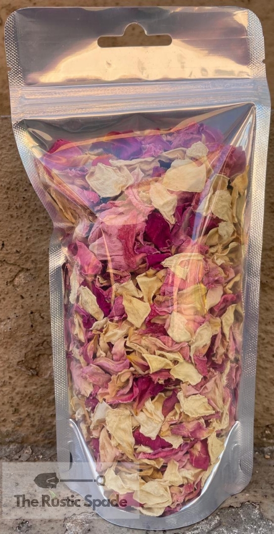 Pink and White Rose Petals 20G
